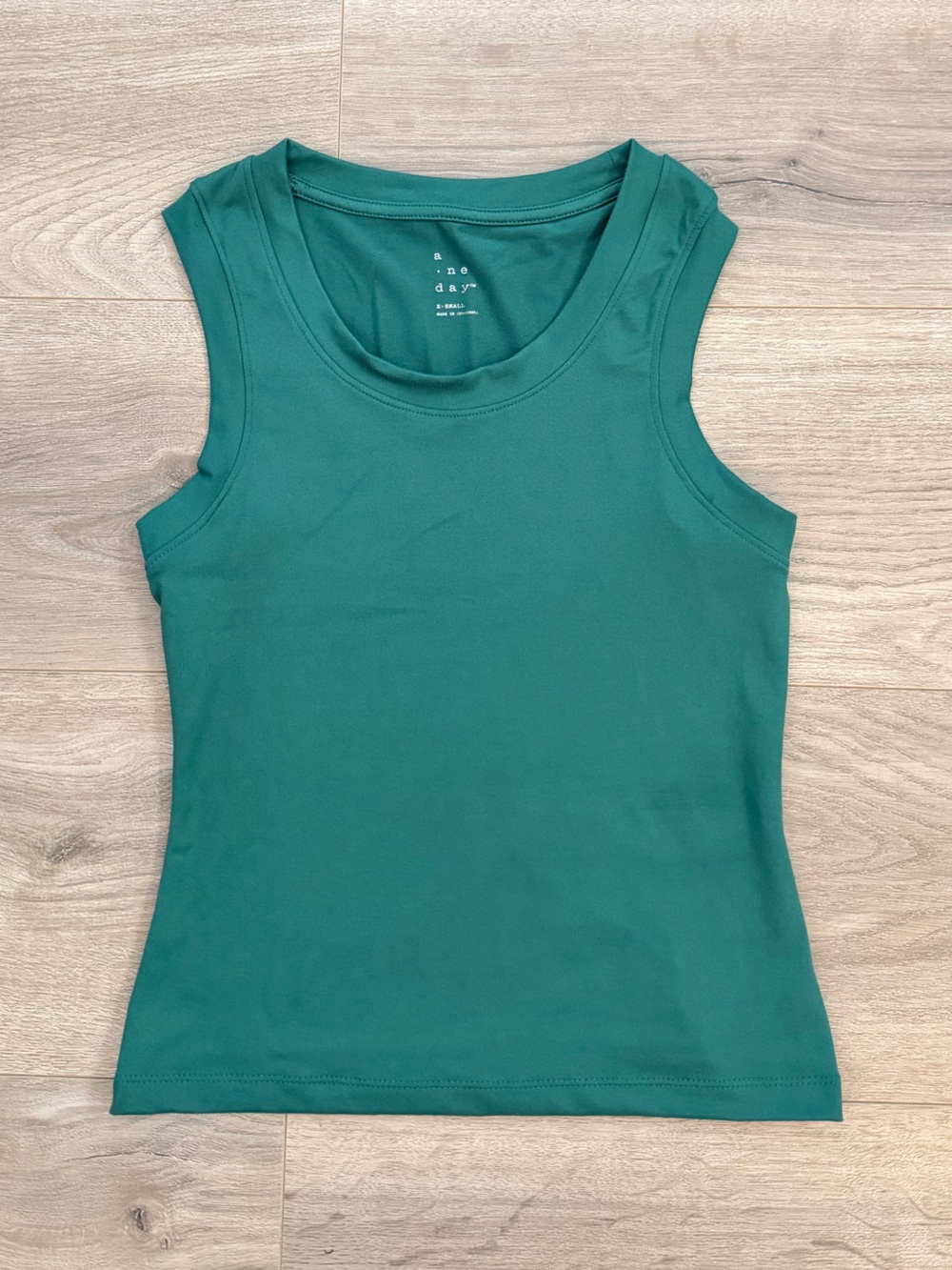 Green Sleeveless Tank Top